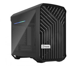 Fractal Design Torrent Nano - Mini-DTX Mini-ITX - Gehard glas front- en zijpaneel - Zwart