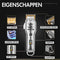 Sansbeauté Barber Edition PRO - Draadloze Tondeuse - 10 opzetkammen - Waterproof - Zilver