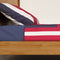 Set beddengoed Benetton Rood Peer 4 Onderdelen