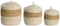 Light & Living Mand Kenmare - Crème - Ø34cm - Set van 3 - Modern