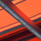 vidaXL - Luifel - handmatig - uittrekbaar - met - LED - 300x250 - cm - oranje - en - bruin