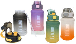Fles met deksel en rietje Bewinner Multicolour 800 ml
