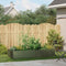 vidaXL - Plantenbak - 200x80x40 - cm - staal - olijfgroen