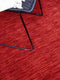 Vloerkleed MOMO Rugs Panorama Uni Rond Red Vloerkleed - 200 rond - Rond - Laagpolig,Rond Tapijt - Modern - Rood