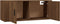 vidaXL - Tv-wandmeubel - 100x34,5x40 - cm - bruin - eikenkleur