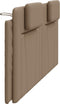 vidaXL - Hoofdbordkussen - 200 - cm - kunstleer - cappuccinokleurig