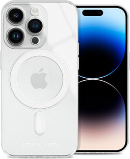 imoshion Hoesje Geschikt voor iPhone 14 Pro Hoesje Siliconen - imoshion Backcover Geschikt voor MagSafe - Transparant