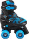 Roces - Quaddy 3.0 - Rolschaatsen - Kinderen - Zwart - Blauw - 30-33