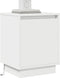 vidaXL - Nachtkastje - met - LED-lampjes - Wit - 39x34,5x50 - cm
