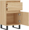 vidaXL - Dressoir - 40x35x70 - cm - bewerkt - hout - sonoma - eikenkleurig