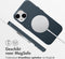 Accezz iPhone 15 - Back Cover - MagSafe Leather - Nightfall Blue