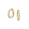 Swarovski Dextera - Oorknoppen - Gouden kleur - 2,5 cm breed × 2,6 cm lang