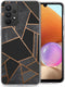 iMoshion Hoesje Geschikt voor Samsung Galaxy A33 Hoesje Siliconen - iMoshion Design hoesje - Zwart / Black Graphic