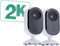 Arlo Essential 2K - Bedrade beveiligingscamera - Automatisch privacyshield - Wit