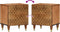 vidaXL - Nachtkastjes - 2 - st - 40x33x46 - cm - massief - mangohout
