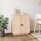 vidaXL - Dressoir - 65,5x40x75 - cm - massief - grenenhout