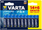 Varta Longlife Power - Wegwerpbatterij AA - Alkaline 1,5 V - Geel (20 stuks)