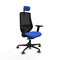 Bureaustoel Piqueras y Crespo D036G2W Blauw