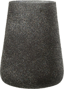 J-Line windlicht Glitter - glas - paars - large