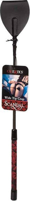 CalExotics - Scandal Wide Tip Crop - Bondage / SM Whips and Paddles Rood