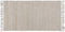 AFRIN - Laagpolig vloerkleed - Lichtbeige - 80 x 150 cm - Katoen