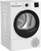 Beko BMS3T382CW - Warmtepompdroger - 8 kg - C - Taaldisplay Duits