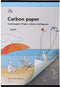 Carbonpapier qbasic a4 21x31cm 10x wit | 12 stuks