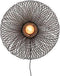 GOOD&MOJO Wandlamp Cango - Bamboe Zwart - Ø60cm - Binnen Scandinavisch,Bohemian
