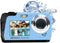 Easypix W3048 EDGE - Onderwatercamera met 2 schermen - 48 MP max - Blauw