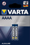 Varta Alkaline Special - AAAA (LR61) Batterijen - Kwikvrij - (2 stuks)