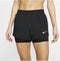Nike Nk 10K - 2-in-1 Sportshort Dames - Waterafstotend - Zwart (M)