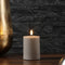 Luxe LED kaars - Sand- Grijs - LED Candle D7,5 x 10 cm - net een echte kaars - Deluxe Homeart