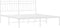 vidaXL - Bedframe - met - hoofdbord - metaal - wit - 160x200 - cm