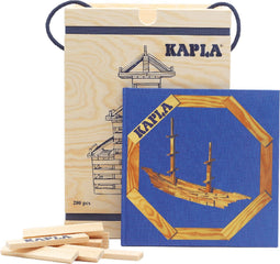 KAPLA - KAPLA Blank - Constructiespeelgoed met Blauw Boek - 280 Plankjes