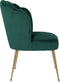 Richmond - Stoel Pippa Green velvet / gold