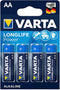 Varta - 4706/4B - AA Longlife Max Power batterijen - 4 stuks (4 stuks)