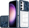 iMoshion Hoesje Geschikt voor Samsung Galaxy S24 Hoesje - iMoshion Camslider Backcover - Donkerblauw
