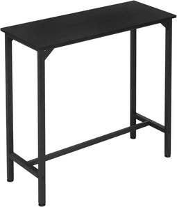 Eugad Bartafel Hoog Consoletafel - Zwart - 100 x 40 x 100 cm