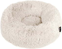 District 70 FUZZ - Donut Hondenmand - Warm en comfortabel - Merengue - M Ø 60 cm