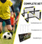 Dunlop Voetbaldoel - Voetbaldoeltjes Set van 2 - Opvouwbaar - Zwart/Geel (2 stuks)