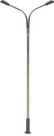 Faller - LED-Straatverlichting, gebogen straatlantaarn, dubbele uithouder - modelbouwsets, hobbybouwspeelgoed voor kinderen, modelverf en accessoires
