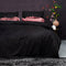 Melli Mello Back to black Duvet cover Black - 200x200/220 CM (+70X60CM pillowcase 2pcs.)