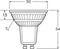 OSRAM Superstar dimbare LED lamp met bijzonder hoge kleurweergave (CRI9-), GU1-basis helder glas ,Warm wit (27-K), 35- Lumen, substituut voor 5-W-verlichtingsmiddel dimbaar, 1-Pak