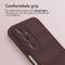 imoshion Hoesje - Geschikt voor Samsung Galaxy A25 (5G) - EasyGrip Backcover - Aubergine