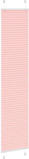 vidaXL - Plissé - rolgordijn - 40x200 - cm - stofbreedte - 39,4 - cm - polyester - roze