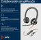 Poly Blackwire 8225 - USB-C Headset - Noise Cancelling Microfoon - Zwart