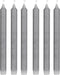 Mica Decorations Dinerkaars - Set van 6 - H25 cm - Grijs