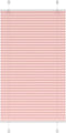 vidaXL - Plissé - rolgordijn - 80x150 - cm - stofbreedte - 79,4 - cm - polyester - roze