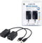 LogiLink UA0021D - USB Extender - Verlenging tot 60 m via RJ45 - Zwart
