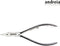 Andreia Professional Nageltang - Nagelknipper - Pedicure Tang - Rechte Bek - Dubbele Veer - 11 cm